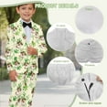 thumbnail image 6 of Xoenoiee Corgi Dog Paw Shamrock Print Boys Suit for Kids 2 Pieces Formal Dresswear Set St. Patrick's Day Teen Boys Blazer Set Tuxedo Suits for Wedding Graduation, 13-14 Years, 6 of 7
