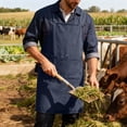 thumbnail image 4 of MKHSQHDG Today's Deals Denim Apron， Apron with Pockets，Apron with A Rope Tied At The Back ， Back Aprons for ，Suitable for The Kitchen Garden Denim Back Adult Aprons, 4 of 6