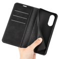 thumbnail image 5 of Compatible With Oppo A58 5g Full Protection Phone Case Pu Leather Magnetic Auto-absorbed Skin-touch Feeling Flip Wallet Cover Stand_Gift Of G, 5 of 5