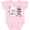 AD-Pink, variant on Oma Loves Me Cute and Happy Llama Boys or Girls Baby Bodysuit