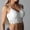 White, variant on Product Category Bra - Elegant Plus Size Lace Bralette Top for Comfort and Support Wireless Design Seamless Sheer Back V-Neck Camisole Underwear for Everyday Wear