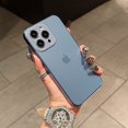 thumbnail image 1 of Apple Phone Case With Dark Mark PC With Lens Protector For iPhone 13 11 15 12 14 Pro Max iPhone Case For iPhone 11 14promax Case Blue PC, 1 of 6