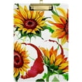 thumbnail image 1 of FMSHPON Wildflower Sunflower Clipboard Hardboard Wood Nursing Clip Board and Pull for Standard A4 Letter 13x9 inches, 1 of 7