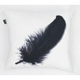 thumbnail image 2 of Ada Home Decor Decorative Square Throw Pillow, 16" x 16" Feather Printed, 2 of 6