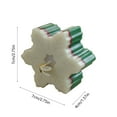 thumbnail image 2 of Wadada Christmas Scented Candles, Snowflake Shape Aroma Candle for Christmas, Winter Aroma Candle Ambiance Sensation Snowflake Christmas Modeling Small Gift Christmas Candle with Wrapping Box, 2 of 6