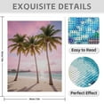 thumbnail image 3 of Diamond Art Kits for Adults - 5d Pink Sunset Beach Palm Trees Diamond Painting for Adults, Diamond Art for Adults Beginners, Diamond Painting Kits for Adults for Home Wall Decor, 3 of 7