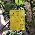 thumbnail image 4 of Cheers US 20Pcs/Set Yellow Sticky Traps, Fruit Fly Traps, for Indoor and Outdoor, Include Twist Ties and Plastic Holders, 4 of 7