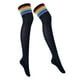 thumbnail image 2 of 2 Pares Calcetines Alto Hasta Rodillas Calentador de Pierna de Transpirable Absorbe de Sudor para Mujer, 2 of 8