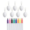 Educational Toys, Kids Paintable Easter Eggs with Eight Markers