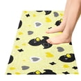 thumbnail image 6 of Bath Mat Soft Plush Non-Slip Absorbent Bathroom Rugs 39"x20" Cute Black Duck, 6 of 8