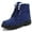 Blue, variant on Ecetana Winter Snow Boots for Women Comfortable Outdoor Anti-Slip Ankle Boots keep Warm Booties Lace Up Flat Platform Shoes