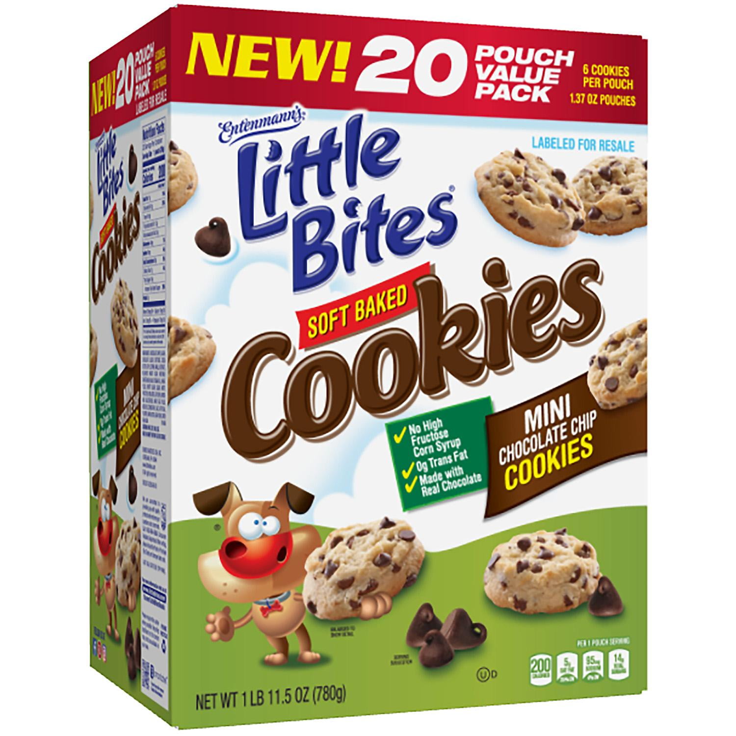 Entenmann's Little Bites Mini Chocolate Chip Cookies (1.37oz., 20 ct