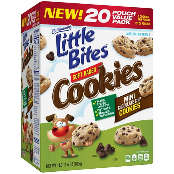 Entenmann's Little Bites Mini Chocolate Chip Cookies (1.37oz., 20 ct