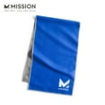 thumbnail image 3 of (2 pack) Mission Original Evaporative Cool Technology Cooling Towel, 10” x 33”, Mission Blue, 3 of 8