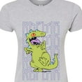 thumbnail image 3 of Rugrats - Reptar Repeat - Juniors Fitted Graphic T-Shirt, 3 of 6