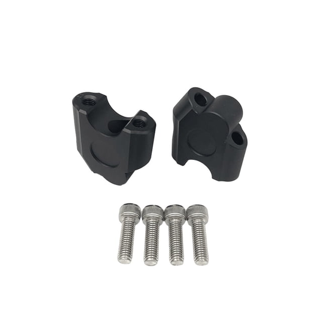 2pcs Motorcycle Off-road Sturdy Aluminum For Reliable Performance Making The Riding Process More Comfortable and Black