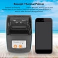 thumbnail image 4 of Receipt Printer, 58mm Print Paper and USB  Thermal Printer Compatible with , POS Portable Wireless Kitchen Printer for Restaurant Sales Retail, 4 of 7