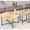 Oak Natural Wood + Antique White, variant on Waterproof and Durable Construction | Fits Well in Different Room Arrangements | Adds Character to Your Home
