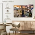 thumbnail image 4 of Elephant Stock Boston Massachusetts Harbor Wall Art - Horizontal Multi Panel Canvas - Living Room Wall Decor - Places Multi Panel - Orange And Yellow Decor - 65" x 42", 4 of 4