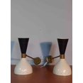 thumbnail image 2 of M H OVERSEAS A Pair of 1950's Style Stilnovo Italian Diabolo Wall Lights – Mid Century Modern Wall Lamps, Elegant Lighting for Living Room or Bedroom, 2 of 4