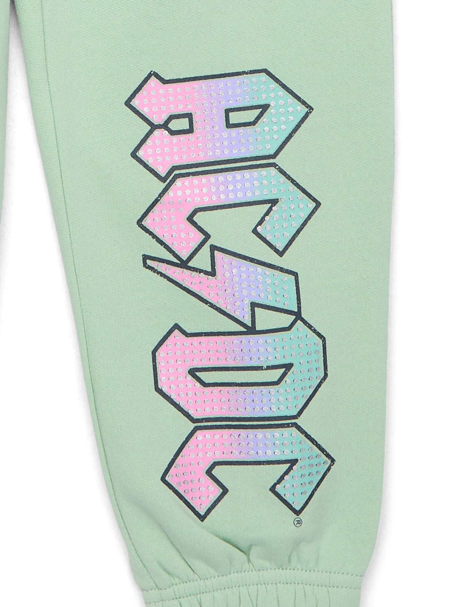 AC/DC Girls’ Graphic Jogger Pants, Sizes 4-16