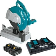 Makita XWL01PT 18V X2 LXT Lithium-Ion Brushless Cordless 14" Cut-Off Saw Kit (5.0Ah)