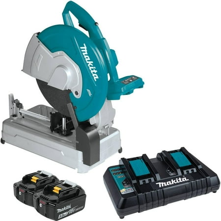 Makita XWL01PT 18V X2 LXT Lithium-Ion Brushless Cordless 14" Cut-Off Saw Kit (5.0Ah)