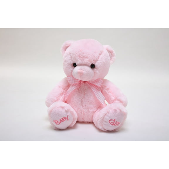 Plushland Adorable Teddy Bear Stuffed & Animals Plush Toy, Pink 9"