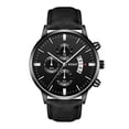 thumbnail image 1 of Reloj Ultrafino para Caballero con Correa de Cuero y Movimiento de Cuarzo, Calendario y Cronógrafo, Ideal para Hombre de Negocios, Detalles Finos Vosth Clásico, 1 of 6