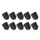 thumbnail image 3 of Punta para taco de billar cubierta de goma tacos de billar accesorio de teta para piscina americna negro rojo 10 uds, 3 of 7
