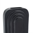 thumbnail image 4 of Gild Design House Calyx 12" Metal Table Vase Large Black, 4 of 7