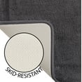 thumbnail image 5 of Oliver Brown Solid Print Traditional Bath Rugs, Gray, 17" x 24", 5 of 8