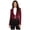 Dark Red, variant on Women's Vintage Swallowtail Jacket Long Sleeve Tailcoat Retro Party Blazer Tuxedo Dress Coats White L