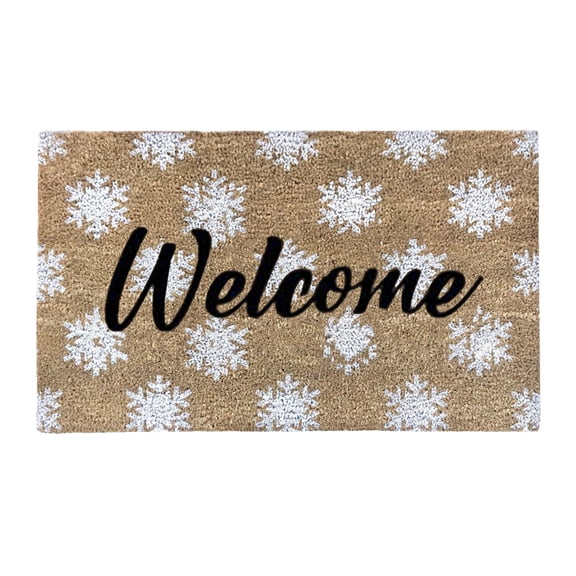 piaybook Christmas Welcome Mat Christmas Welcome Mats For Front Door, Door Mats Outside Non Slip Low-Profile Entrance Rug For Bathroom Kitchen Indoor And Outdoor