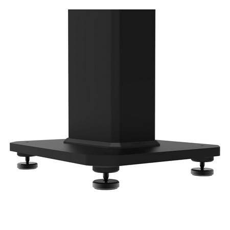 Kanto - 26" Tall Fillable Bookshelf Speaker Floor Stands (Pair) - Black