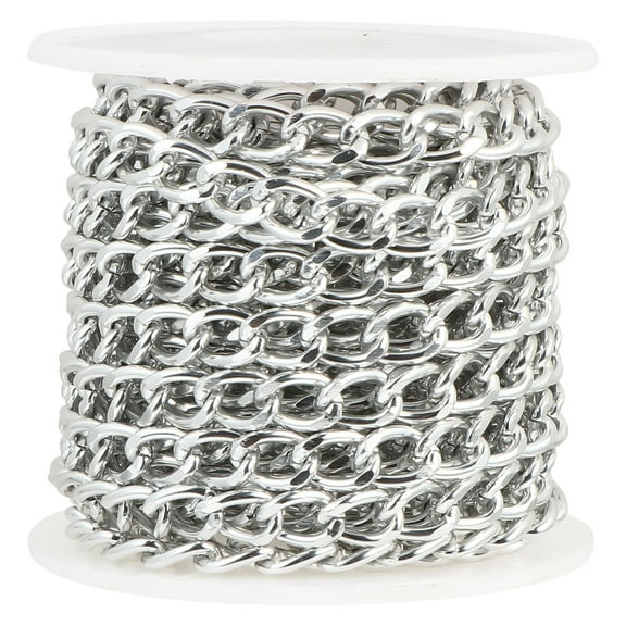 Luxshiny Aluminum Lightweight Metal Chain Suitable for Jewelry Making and Bag Decoration