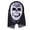 D, variant on 11 INCH Halloween Mask Ghost Face Scream Scary Mask Head Cover, Horror Mask Cosplay Prop Party Cosplay, Creepy Halloween Face Mask Scary Atmosphere, Funny Gifts for Halloween Birthday #S
