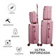 thumbnail image 5 of Set 4 Maletas De Viaje Jony Grande 20 kg Y 10 kg Con Candado Tsa Ruedas Giratorias, 5 of 5