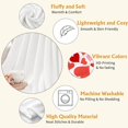 thumbnail image 2 of leyai Valentines Day Throw Blanket Twin Size Red Love Heart Blanket Girlfriend Wife Couple Gift Blanket for Couch Bed Soft Cozy Lightweight Fuzzy Fleece Blankets and Throws 60x80, 2 of 6