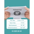 thumbnail image 2 of JTCAREERS 5 Pairs Wide Diabetic Socks for Men Women, Plus Size Loose Fit Non-Binding Socks for Edema, Lymphedema, Swollen Feet, Bariatric, Hospital Cast - 2 White & 3 Black, 2 of 7