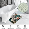 thumbnail image 3 of Koala Polyester Non-Slip Machine Washable Chair Rugs Office Mat Area Rugs Bath Rug, 3 of 6