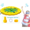 thumbnail image 6 of Huge 68″ Splash Water Play Mat for Little Kids & Toddlers, Water Sprinkler, Water Inflatable Wading Pool for Summer Fun Outdoor Water Toys for Boys & Girls, Yellow Animals, 6 of 9