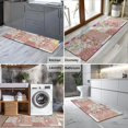 thumbnail image 2 of Pioneer Flower Floral Print Pattern Kitchen Rug Mat,Kitchen Runner Rugs Non Skid Washable,Decorative Kitchen Floor Mats for Kitchen,Sink,Laundry,17"X47", 2 of 5