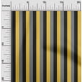 thumbnail image 1 of oneOone Polyester Lycra Tissu Jaune Rayures Matière de Robe Tissu Imprimé Tissu au Mètre 56 Pouces Wide-PXW, 1 of 4