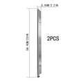 thumbnail image 3 of Oven Gap Filler For Kitchen Between Stove Edge and Countertops Stainless Steel Gap Cover (Long 23 inch), 3 of 12