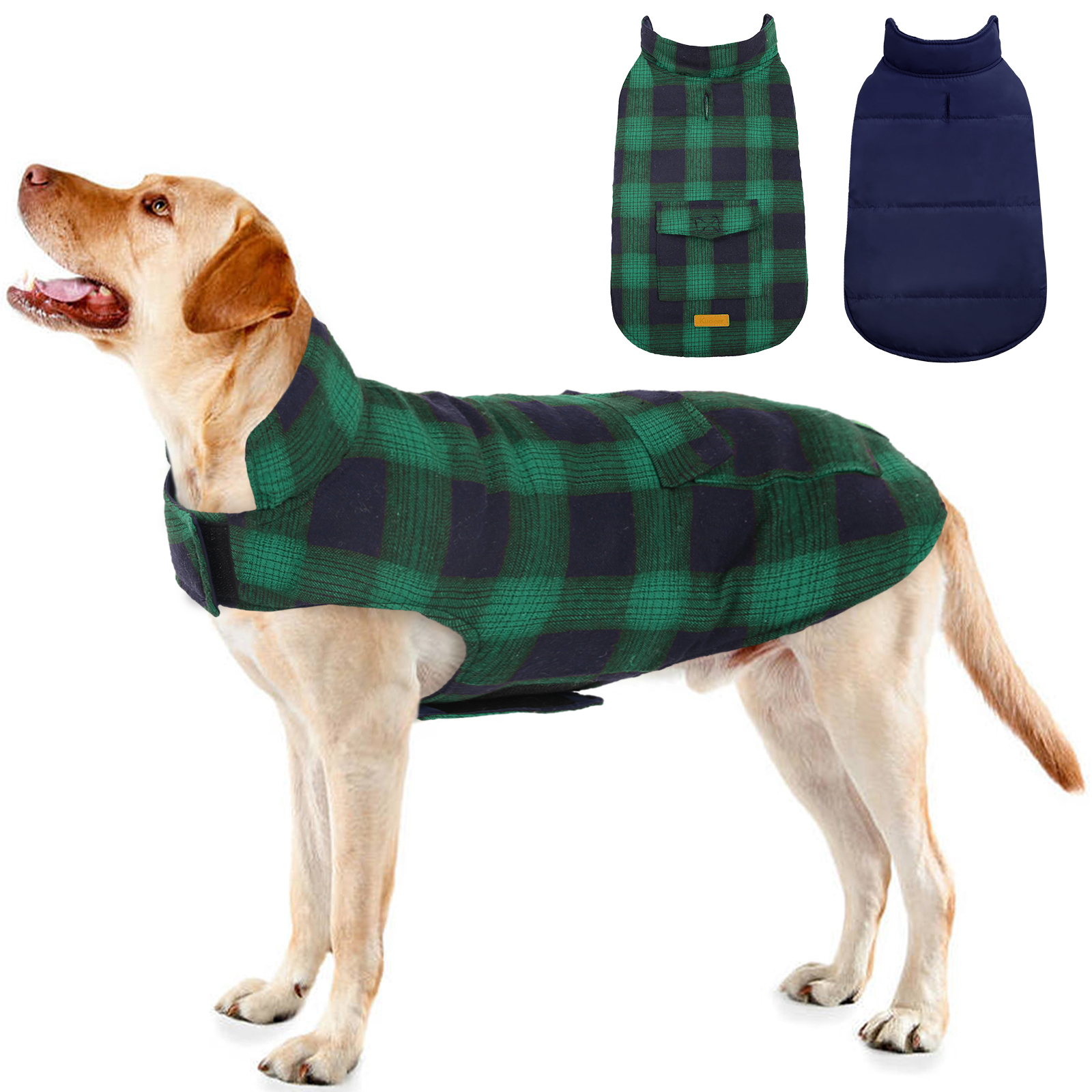 ROZKITCH Lightweight Winter Dog Coat Warm Dog Vest Jacket Water