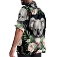 thumbnail image 3 of Koala Men's Casual Printed Button Down Short Sleeve Beach Shirts, 3 of 6