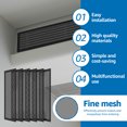 thumbnail image 2 of Cubierta de ventilación de piso - 4 x 10'' (6 piezas) Malla magnética para ventilación de aire, cubiertas de ventilación de piso DIY, malla magnética rectangular de PVC para filtros de ventilación de, 2 of 8