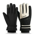 thumbnail image 1 of AWZXDE Ski Gloves Mens Winter Cycling Gloves Thickened Warm Screen For Motorcycle Riding Skiing, 1 of 2