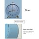 thumbnail image 3 of Reloj despertador analógico de cabecera para dormitorio, reloj redondo con pilas y retroiluminación(Blanco)(), 3 of 5